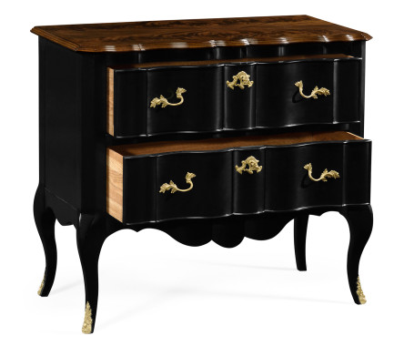 Chest of drawesr in painted black