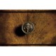 Brown mahogany bombe chest