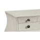 Grey mahogany bombe chest