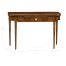 Brown mahogany lift top console table