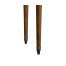 Brown mahogany lift top console table