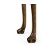 Brown mahogany retangular console table
