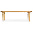 Rectangular Dining Table with Gilded Base 94