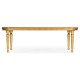 Rectangular Dining Table with Gilded Base 94