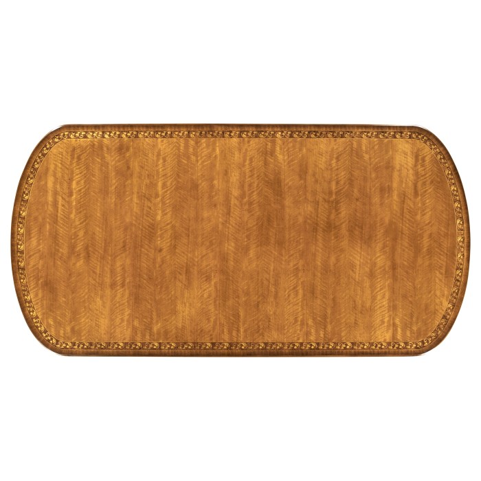 Rectangular Dining Table with Gilded Base 94