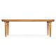 Rectangular Dining Table in Satinwood Finish 94