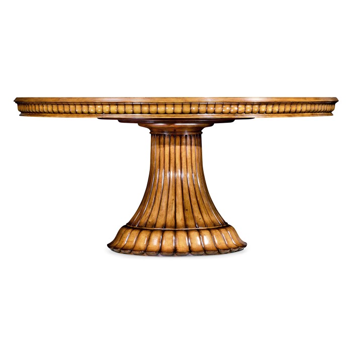 Round Dining Table with Lazy Susan 63