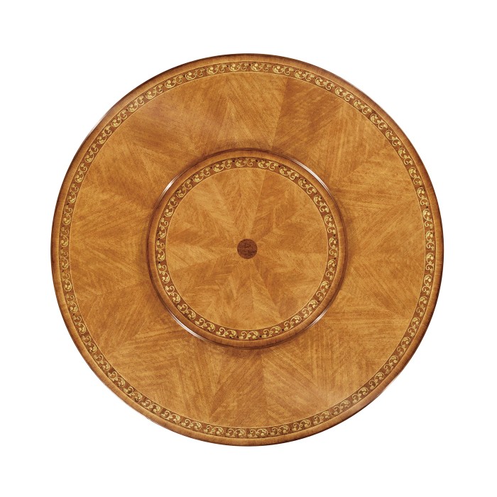 Round Dining Table with Lazy Susan 63