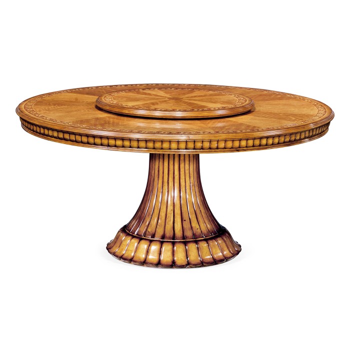 Round Dining Table with Lazy Susan 71