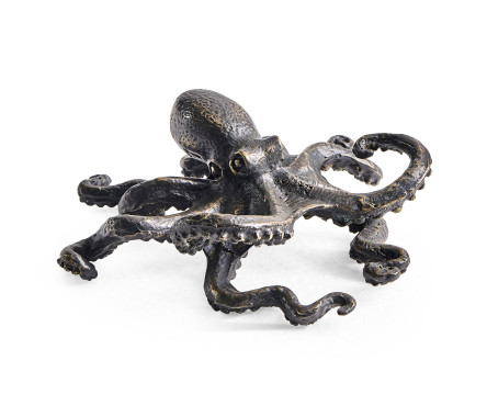 Antique Dark Bronze Octopus