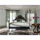 Four Poster Ebonised & Gilded Cali King Bed