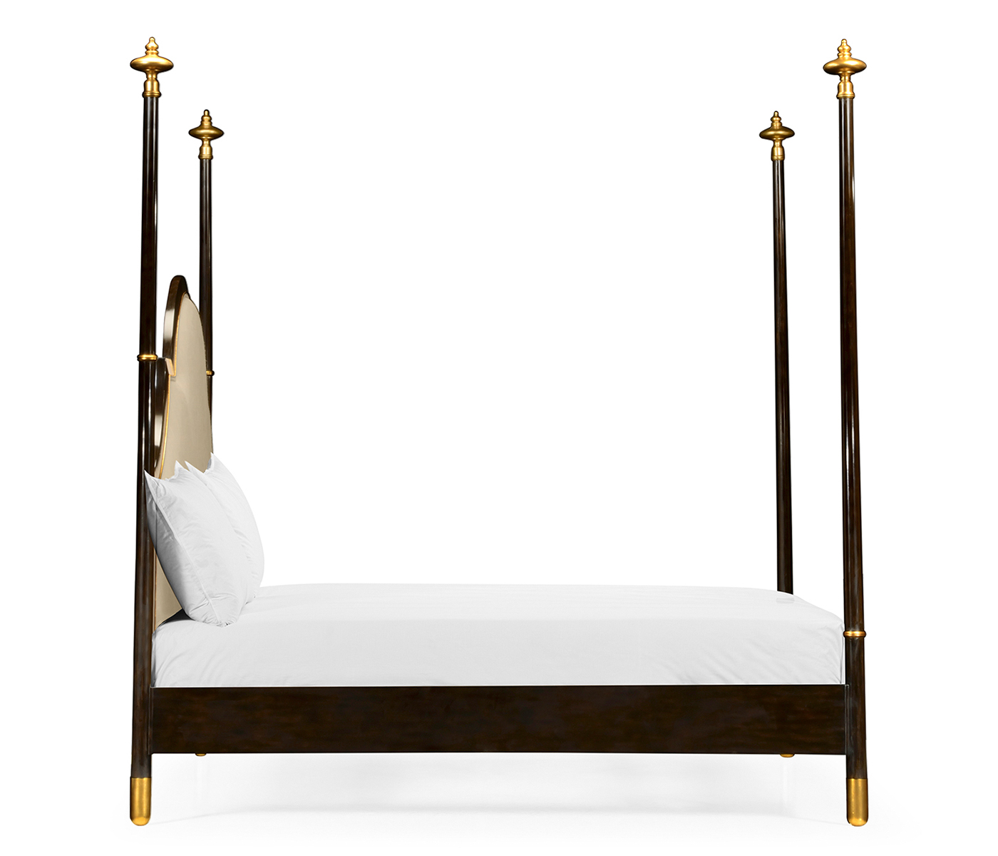 Four Poster Ebonised & Gilded Cali King Bed