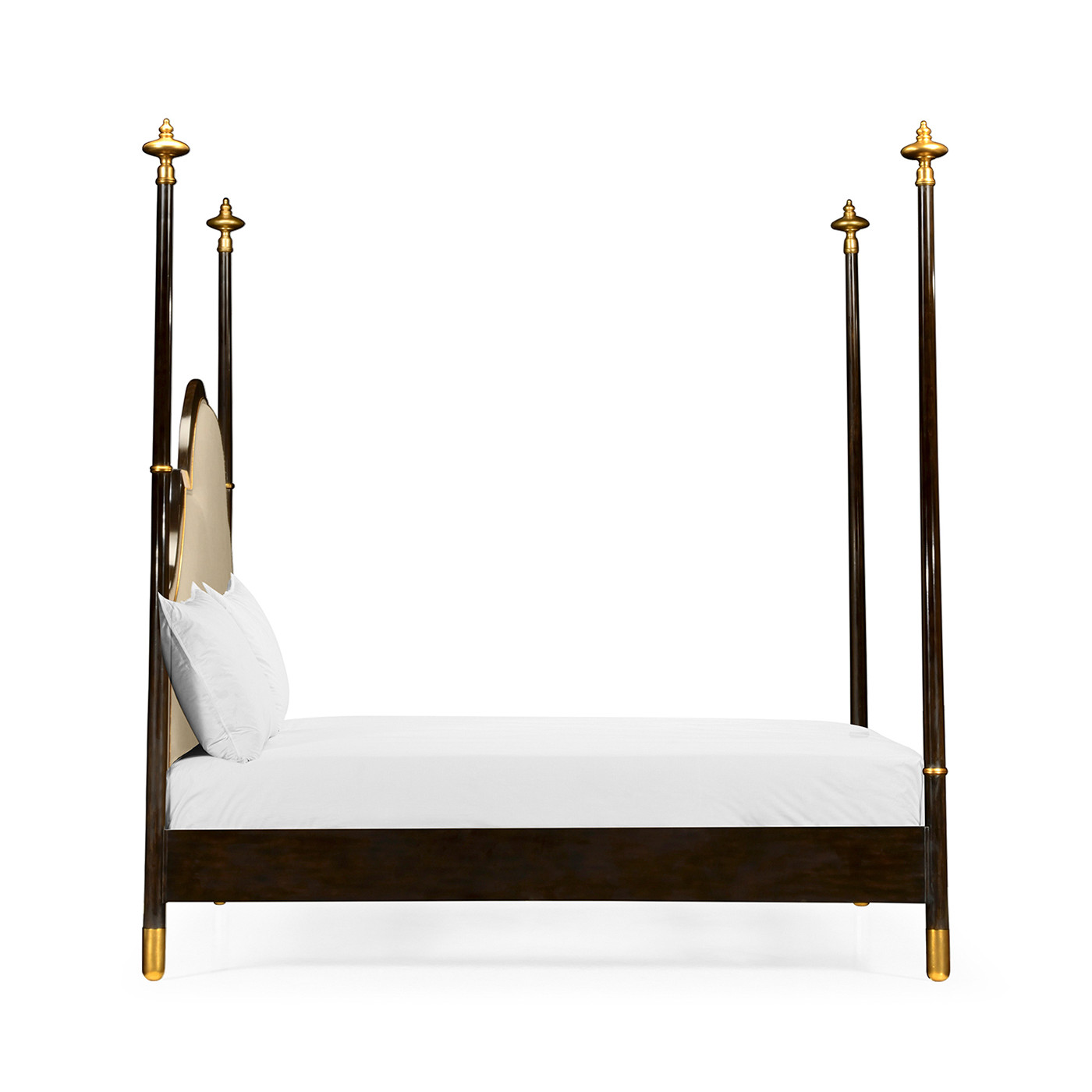 Four Poster Ebonised & Gilded Cali King Bed