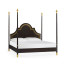 Four Poster Ebonised & Gilded Cali King Bed