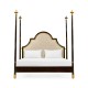 Four Poster Ebonised & Gilded UK King Bed