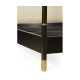 Four Poster Ebonised & Gilded UK King Bed