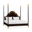 Four Poster Ebonised & Gilded US King Bed