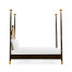Four Poster Ebonised & Gilded US Queen Bed