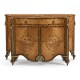 Chippendale Style Inlaid Cabinet Chest of Drawers