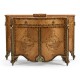 Chippendale Style Inlaid Cabinet Chest of Drawers