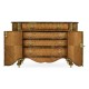 Chippendale Style Inlaid Cabinet Chest of Drawers
