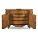 Chippendale Style Inlaid Cabinet Chest of Drawers