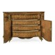 Chippendale Style Inlaid Cabinet Chest of Drawers