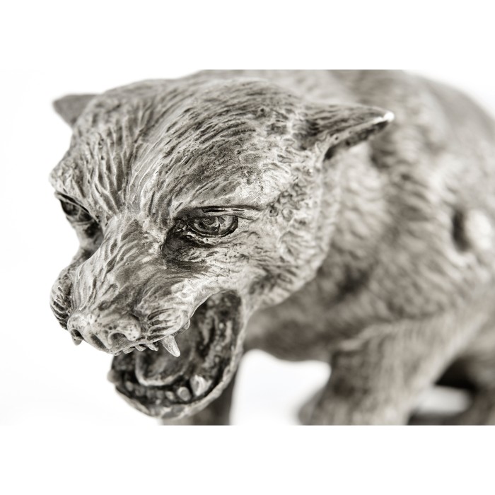 Antique White Brass Panther