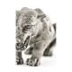 Antique White Brass Panther