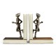 Pair of Antique Dark Bronze Elf Bookends