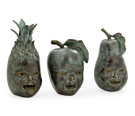 Dark Bronze Fruit & Children'S Faces