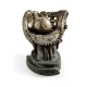 Antique Dark Bronze Baseball Mitt & Ball