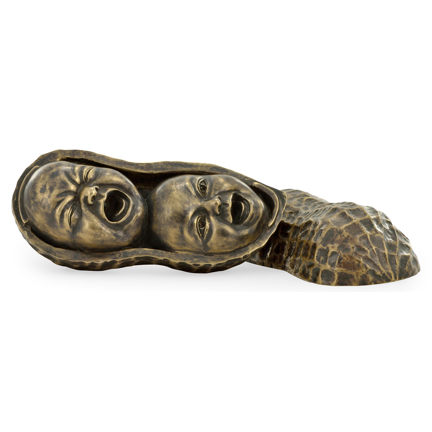 Antique Dark Bronze Peanut Shell