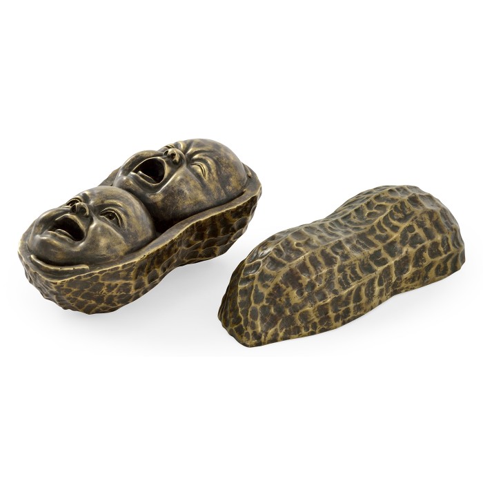 Antique Dark Bronze Peanut Shell