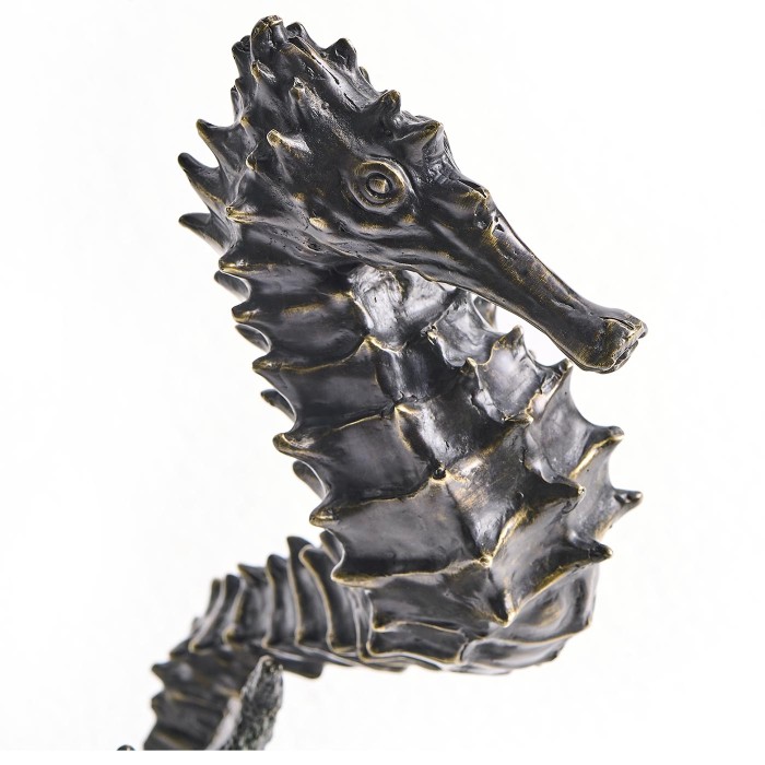 Antique Dark Bronze Seashorse