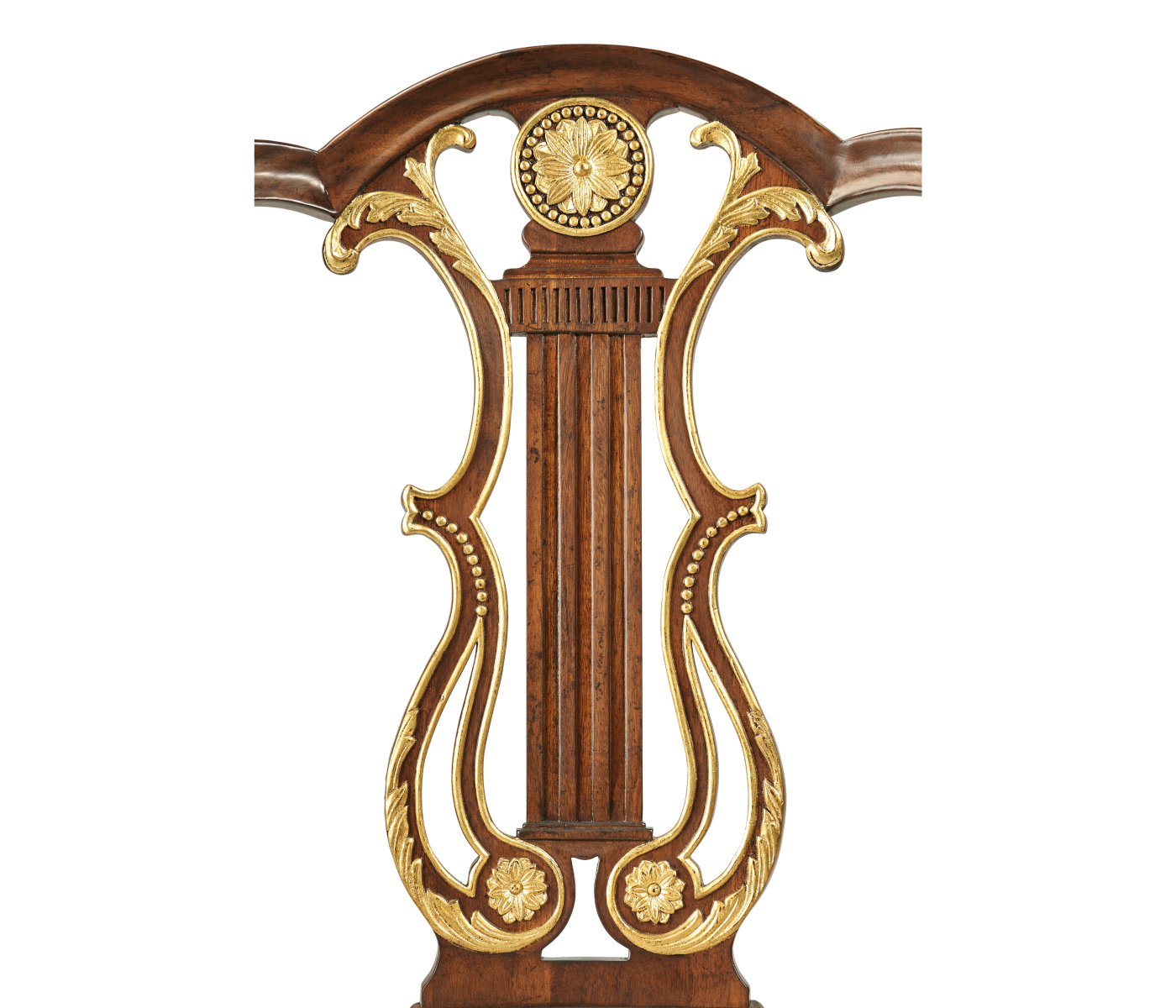 Buckingham Lyre Back Arm Bar Stool