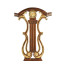 Buckingham Lyre Back Arm Bar Stool