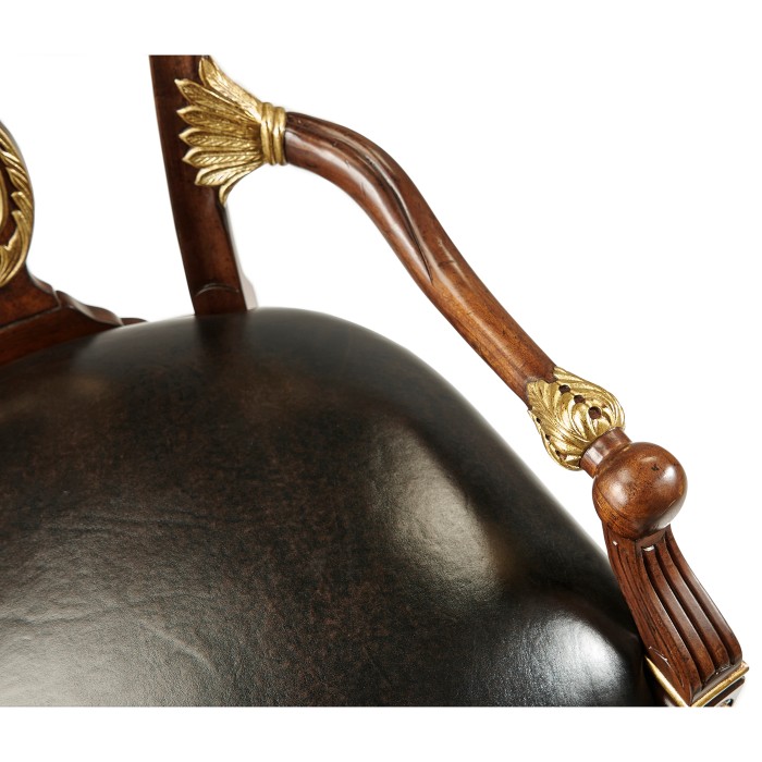 Buckingham Lyre Back Arm Bar Stool