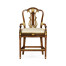 Buckingham Lyre Back Arm Counter Stool