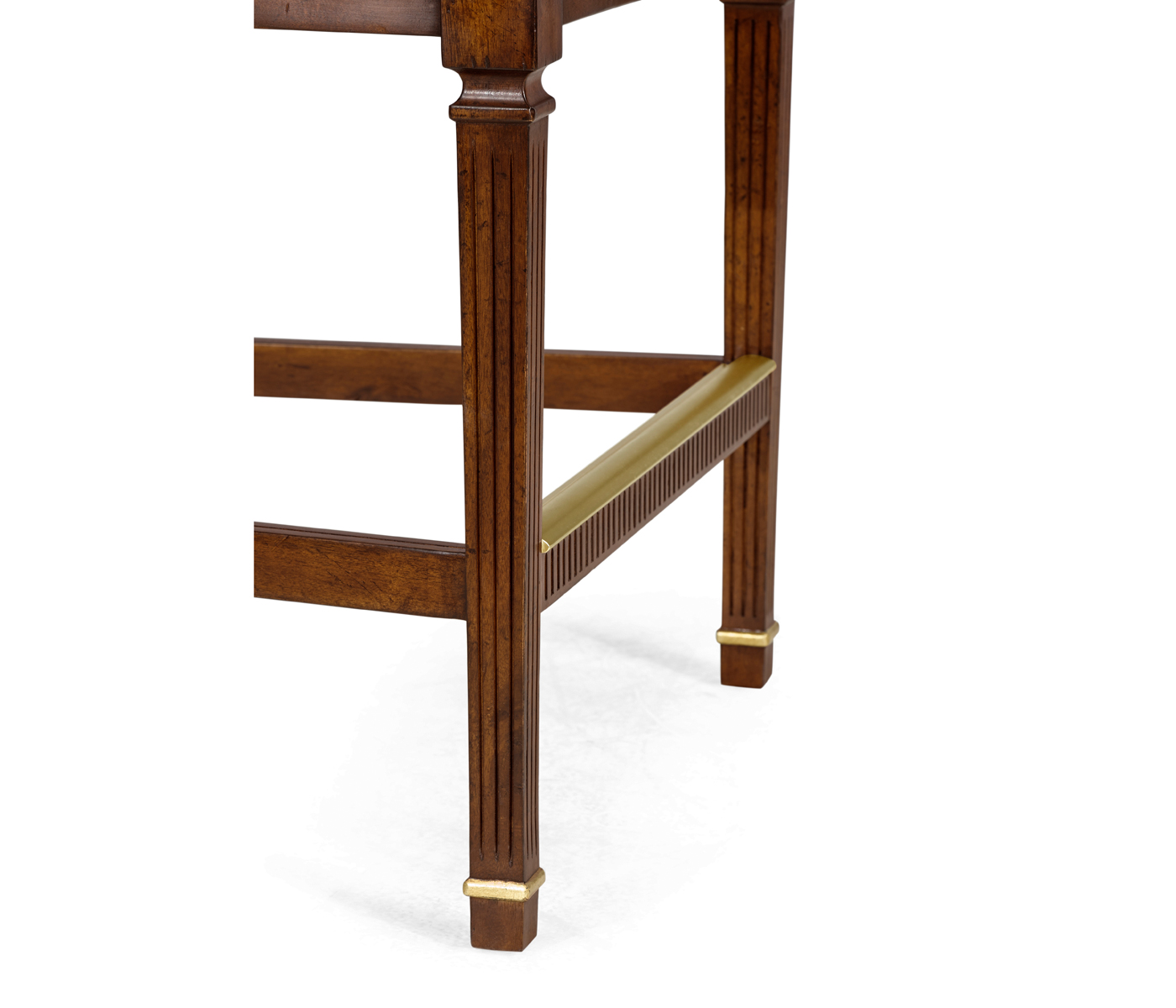 Buckingham Lyre Back Arm Counter Stool