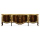 Low Mahogany & Gilded Entertainment Unit