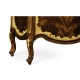Low Mahogany & Gilded Entertainment Unit