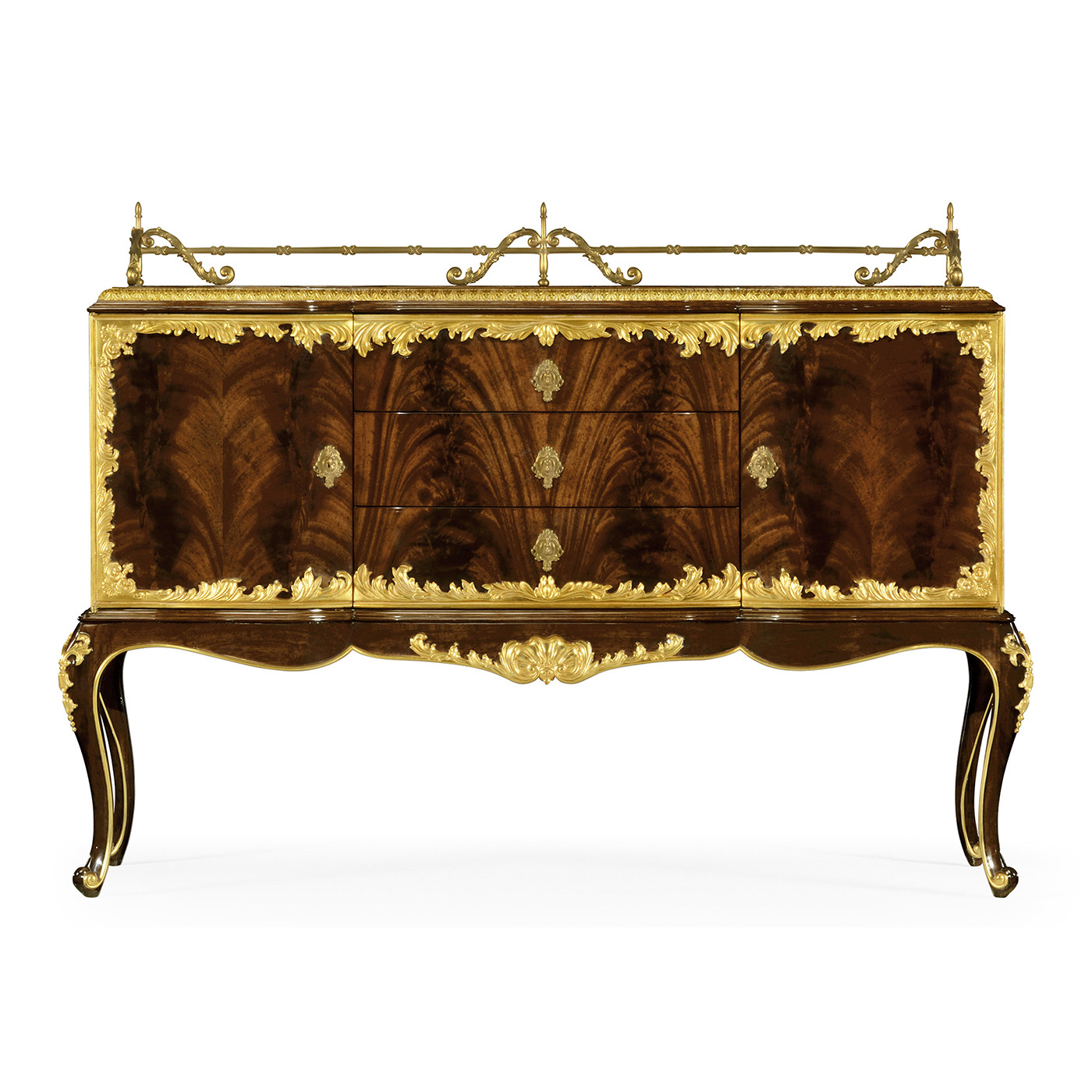 Mahogany & Gilded Sideboard