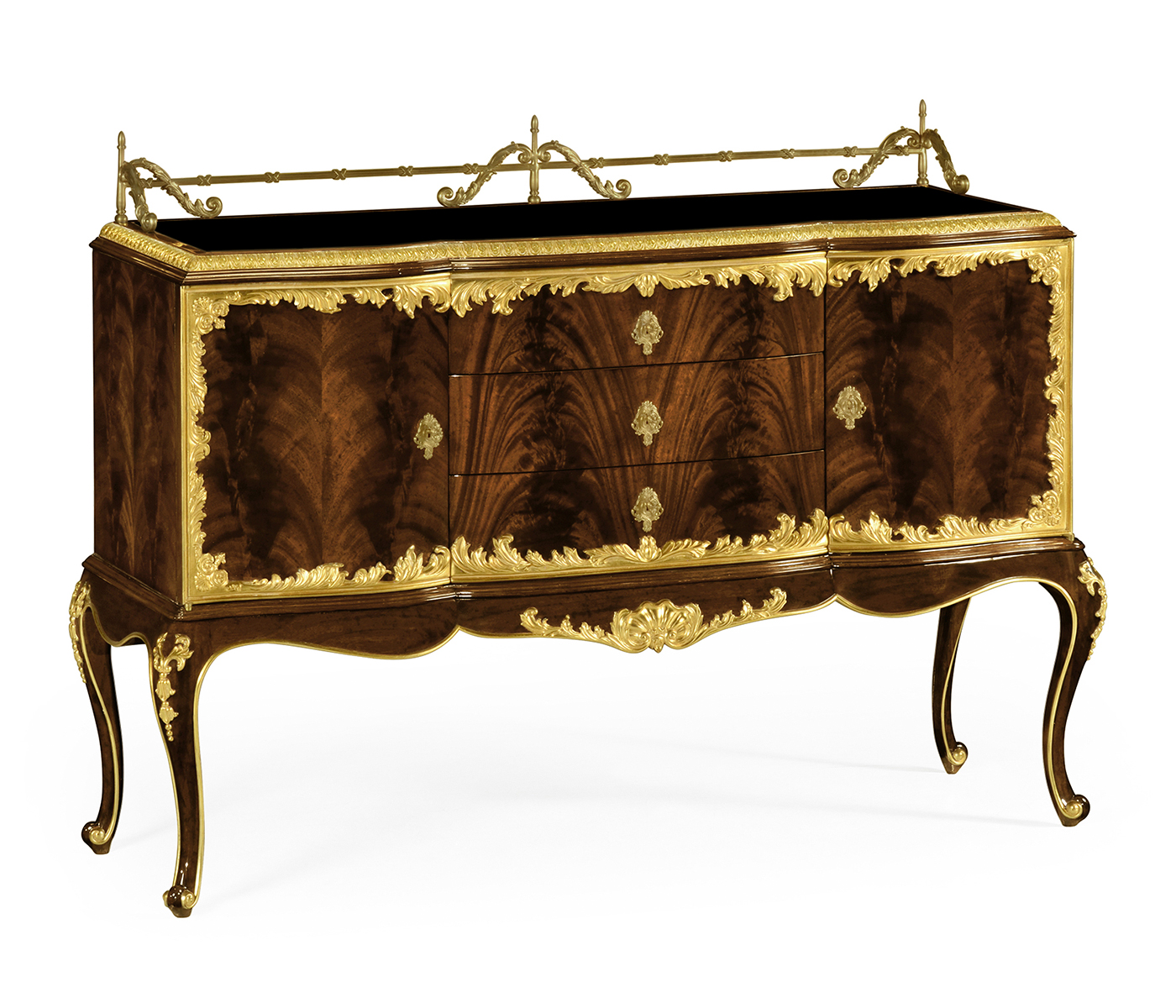 Mahogany & Gilded Sideboard