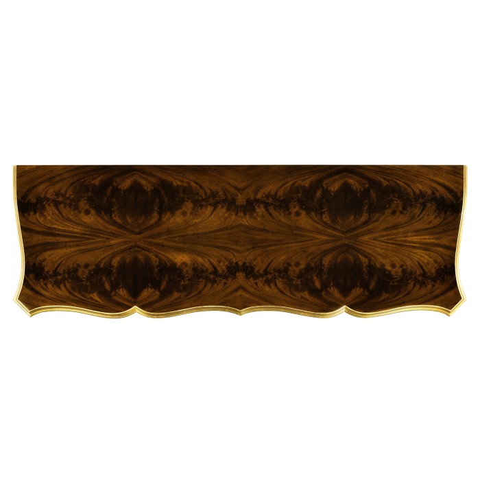 6 Drawer Double Dresser in Brown Mahogany