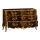 6 Drawer Double Dresser in Brown Mahogany
