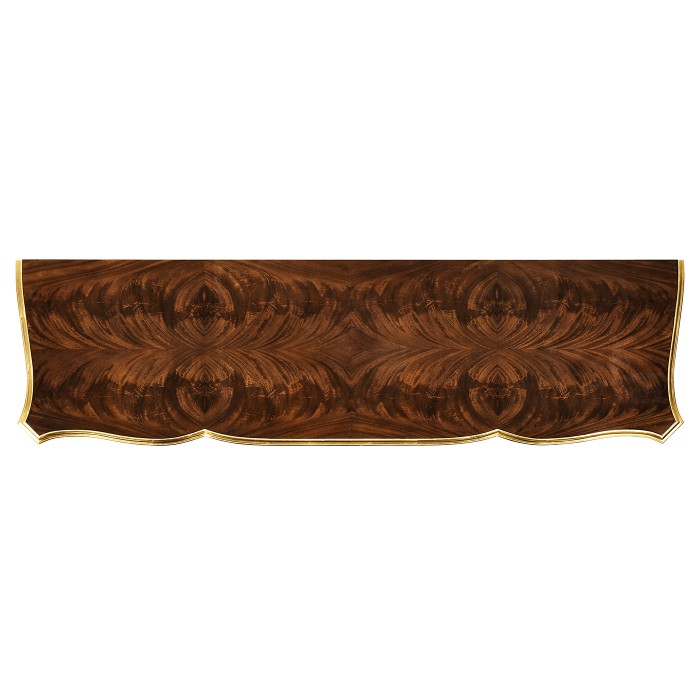 9 Drawer Triple Dresser Brown Mahogany