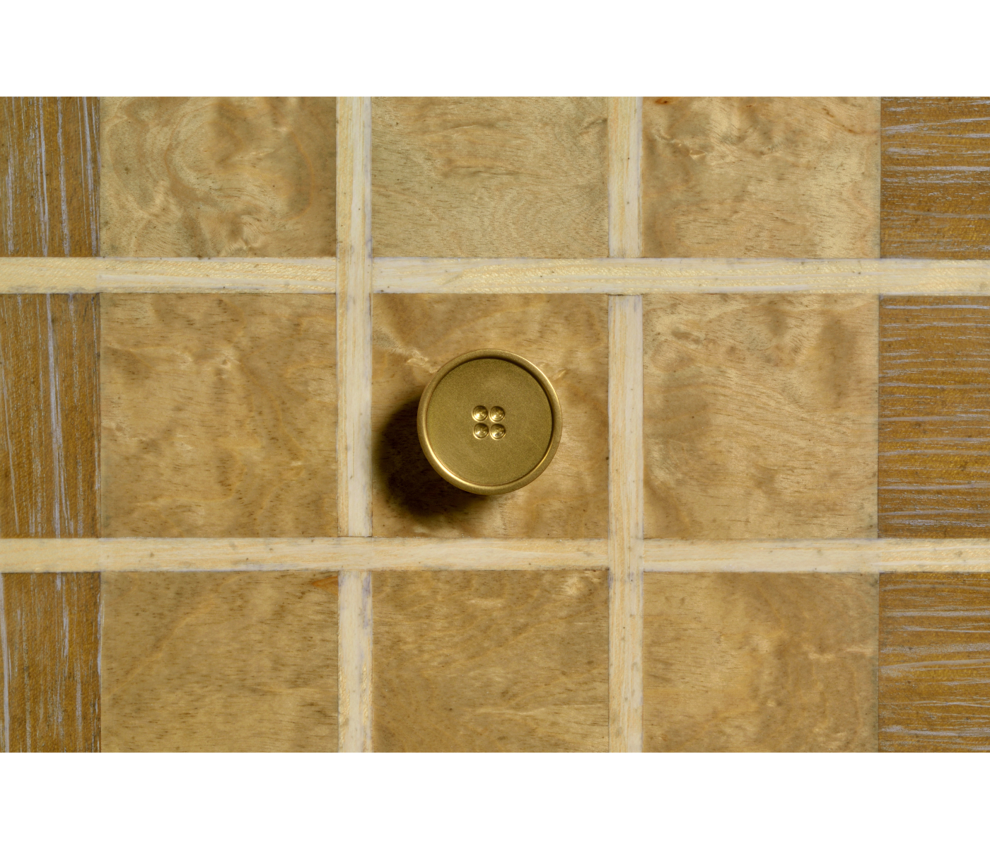 Pale Tartan Six-Drawer Dresser