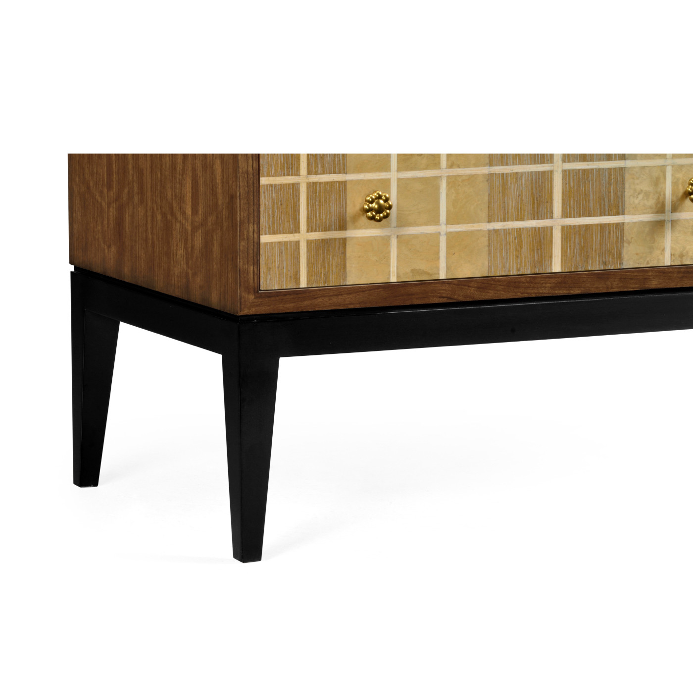 Pale Tartan Six-Drawer Dresser