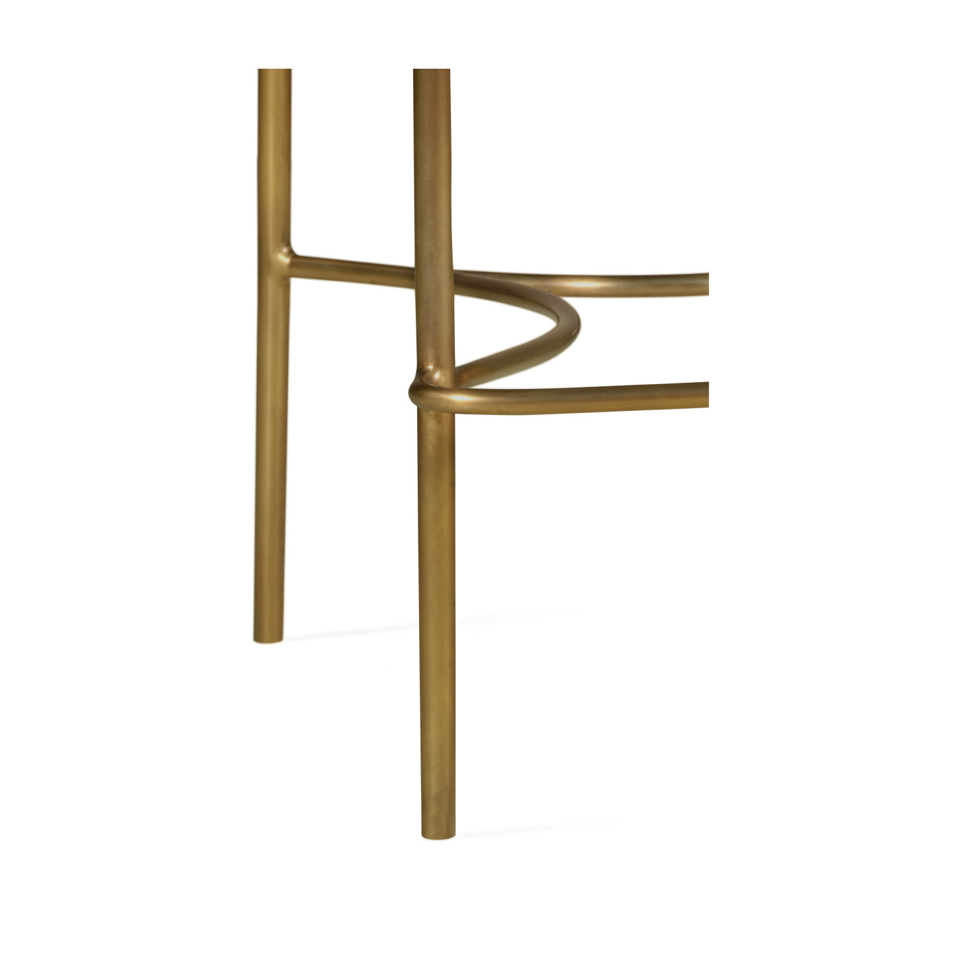 Contemporary Crotch Walnut Bar Stool